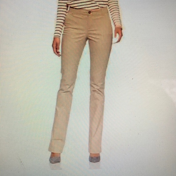 Mid-rise Boot-Cut Khakis GRAY NEW - Picture 5 of 6